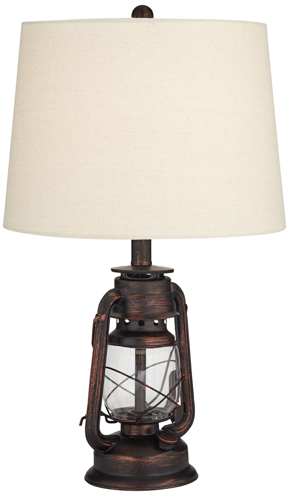 Watch A Video About the Murphy Red Bronze Miner Lantern Table Lamp