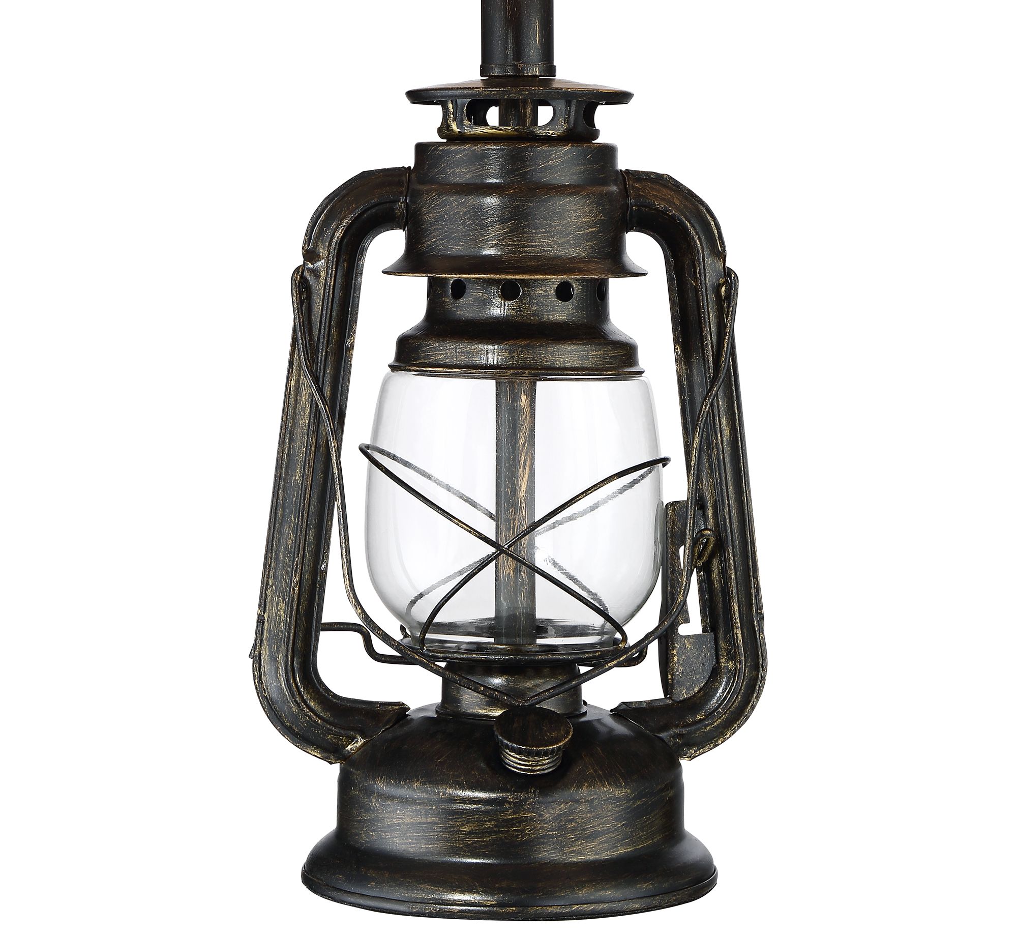 Image 5 Franklin Iron Works Murphy Weathered Bronze Lantern Table Lamps Set of 2 more views