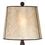 Thumbnail4 of Franklin Iron Works Naomi 25" Rustic Bronze and Mica Lamps Set of 2 more views