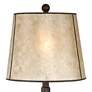 Franklin Iron Works Naomi 25" Rustic Bronze and Mica Lamps Set of 2