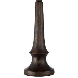 Image5 of Franklin Iron Works Naomi 25" Rustic Bronze and Mica Lamps Set of 2 more views