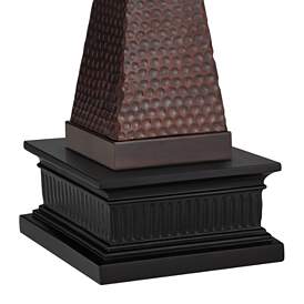 Image5 of Franklin Iron Works Niklas 30 1/4" Bronze USB Lamp with Black Riser more views