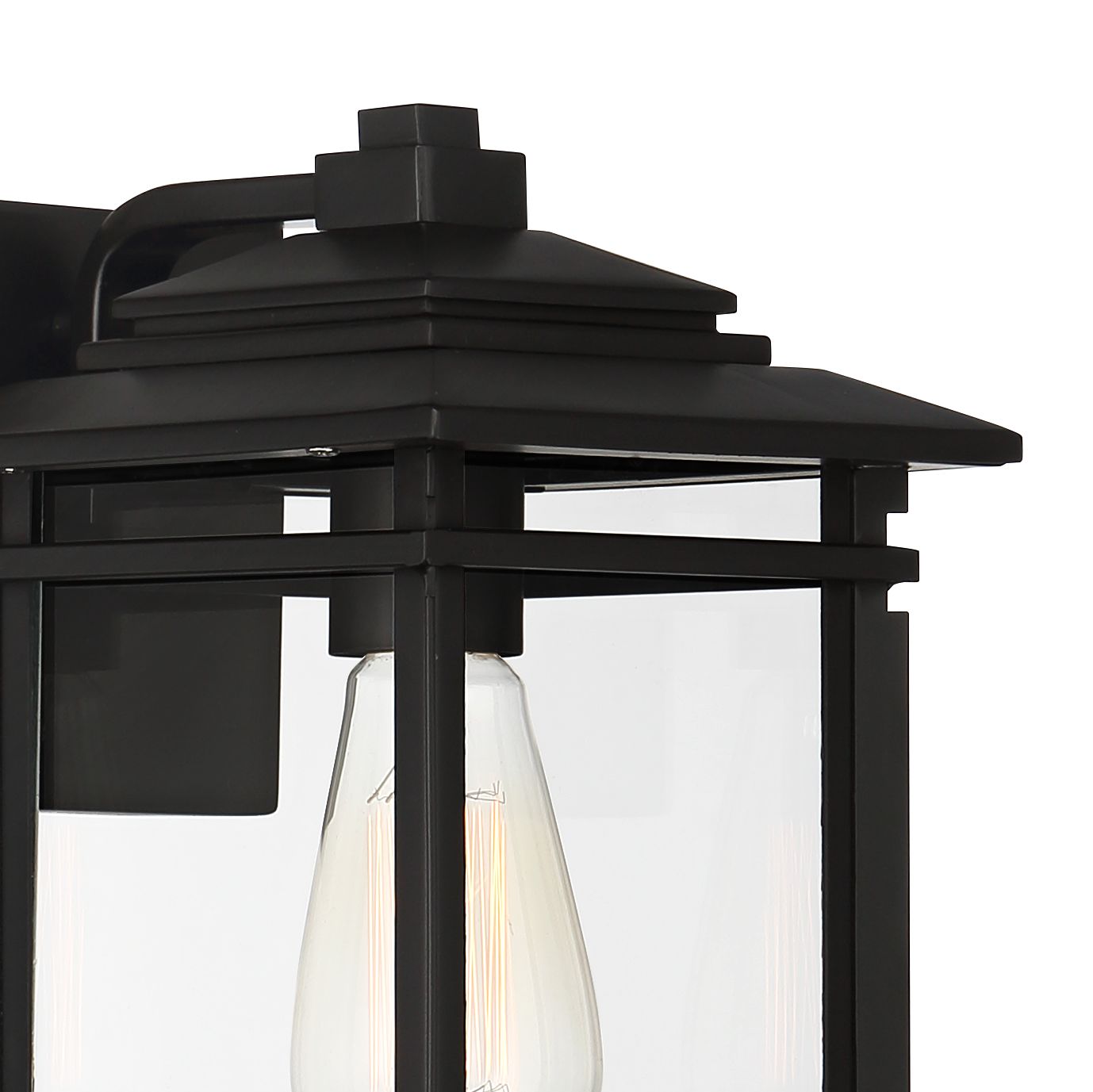 Image 3 Franklin Iron Works North House 12"H Matte Black Outdoor Wall Light more views