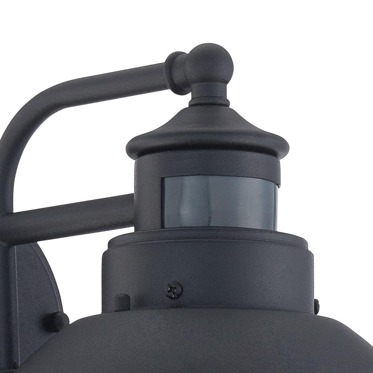 Watch A Video About the Oberlin Black Finish Dusk to Dawn Motion Sensor Outdoor Light