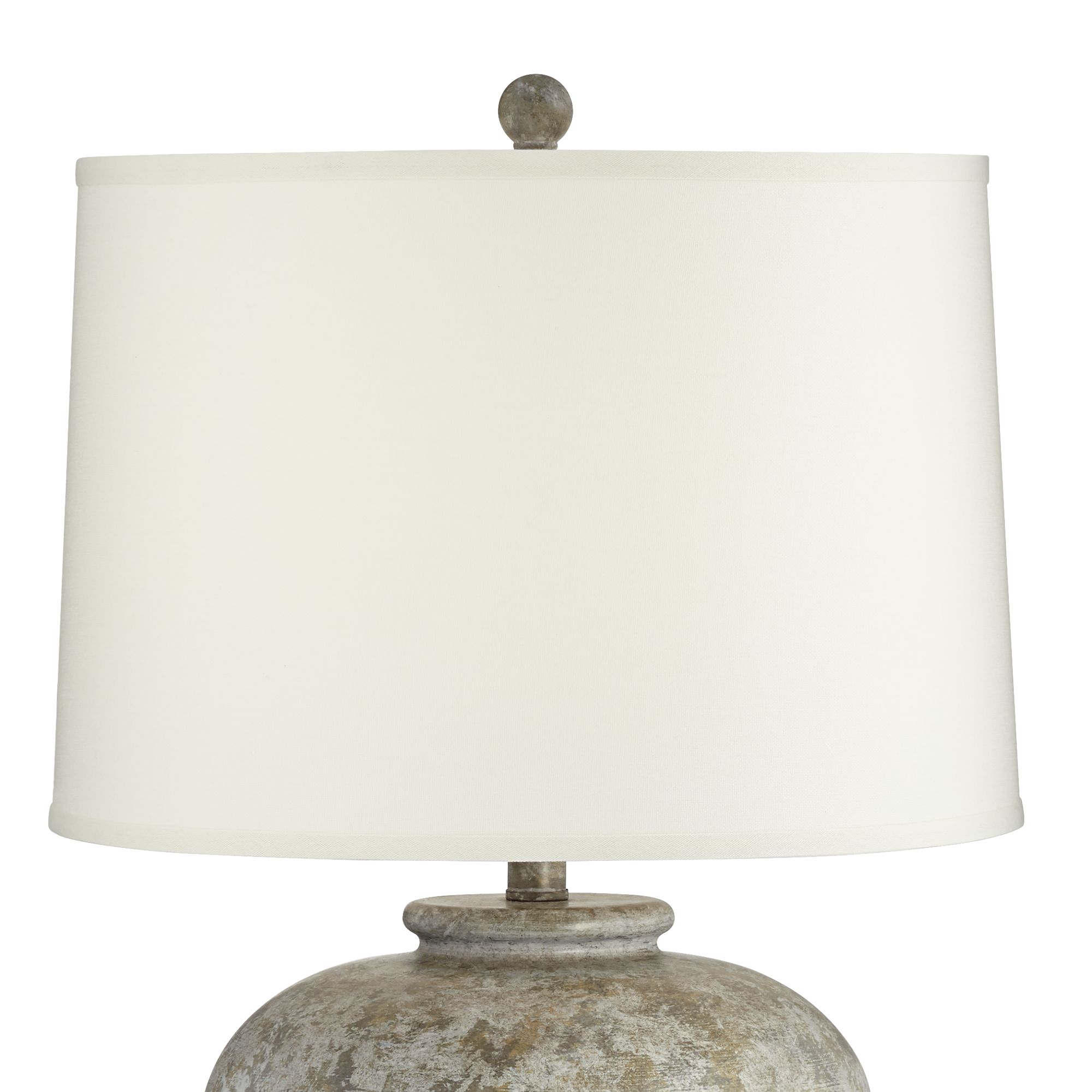 Image 4 Franklin Iron Works Otero 27" Mottled Faux Stone Rustic Lamps Set of 2 more views