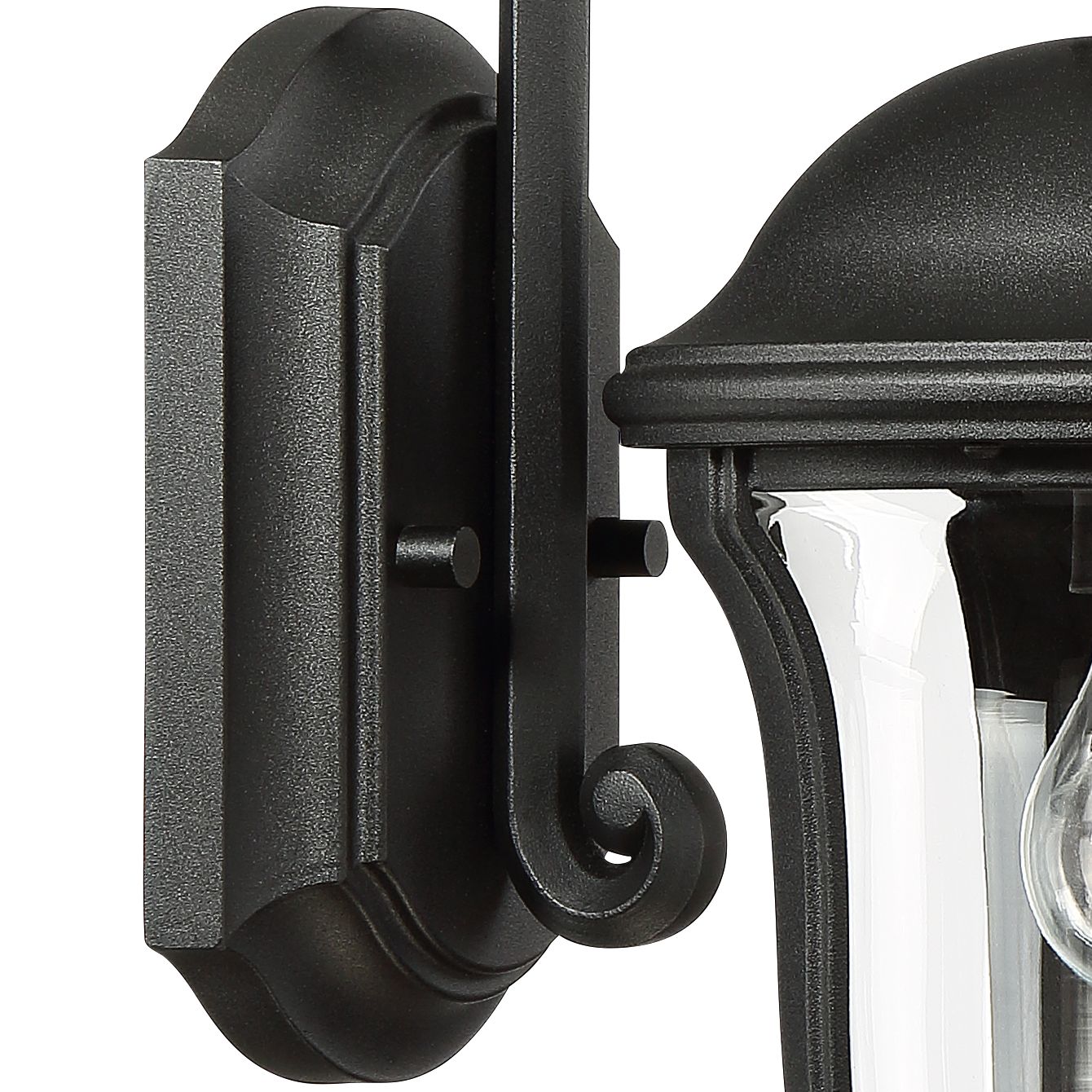 Image 5 Franklin Iron Works Park Sienna 16 3/4" High Black Outdoor Wall Light more views