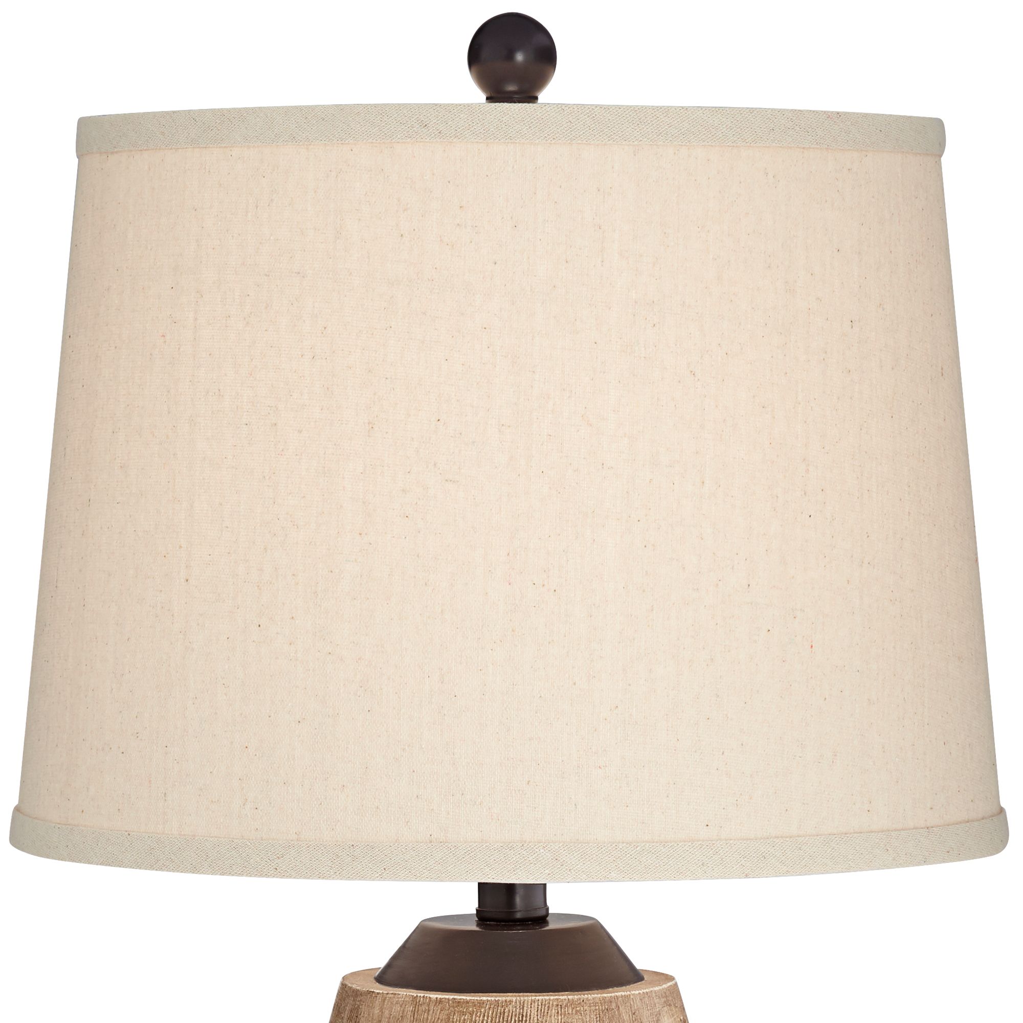 Franklin Iron Works Parker 28 1/2" Hammered Bronze USB Lamps Set of 2 in scene