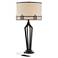 Franklin Iron Works Picket 28" Open Base Bronze USB Table Lamp