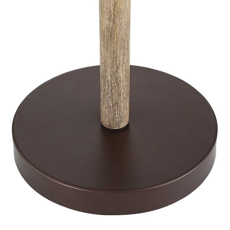Image 6 Franklin Iron Works Plymouth 72" Bronze and Mica Torchiere Floor Lamp more views