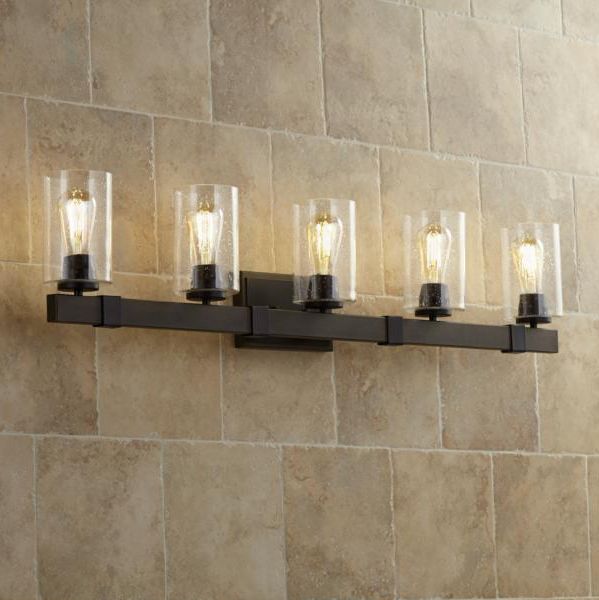 5 light vanity light deals oil rubbed bronze