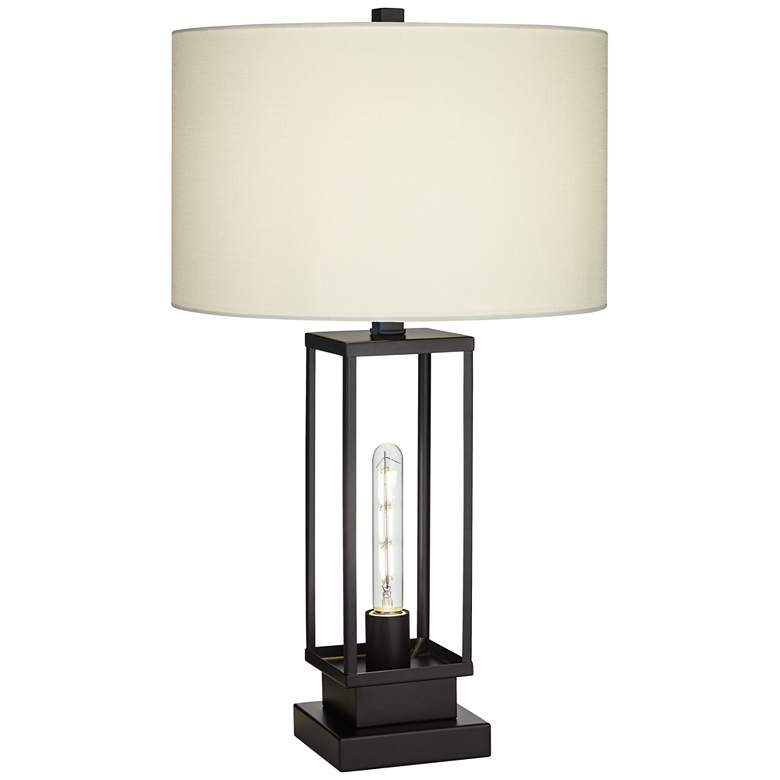 Image 2 Franklin Iron Works Rafael 27 5/8" Night Light Dual USB Table Lamp