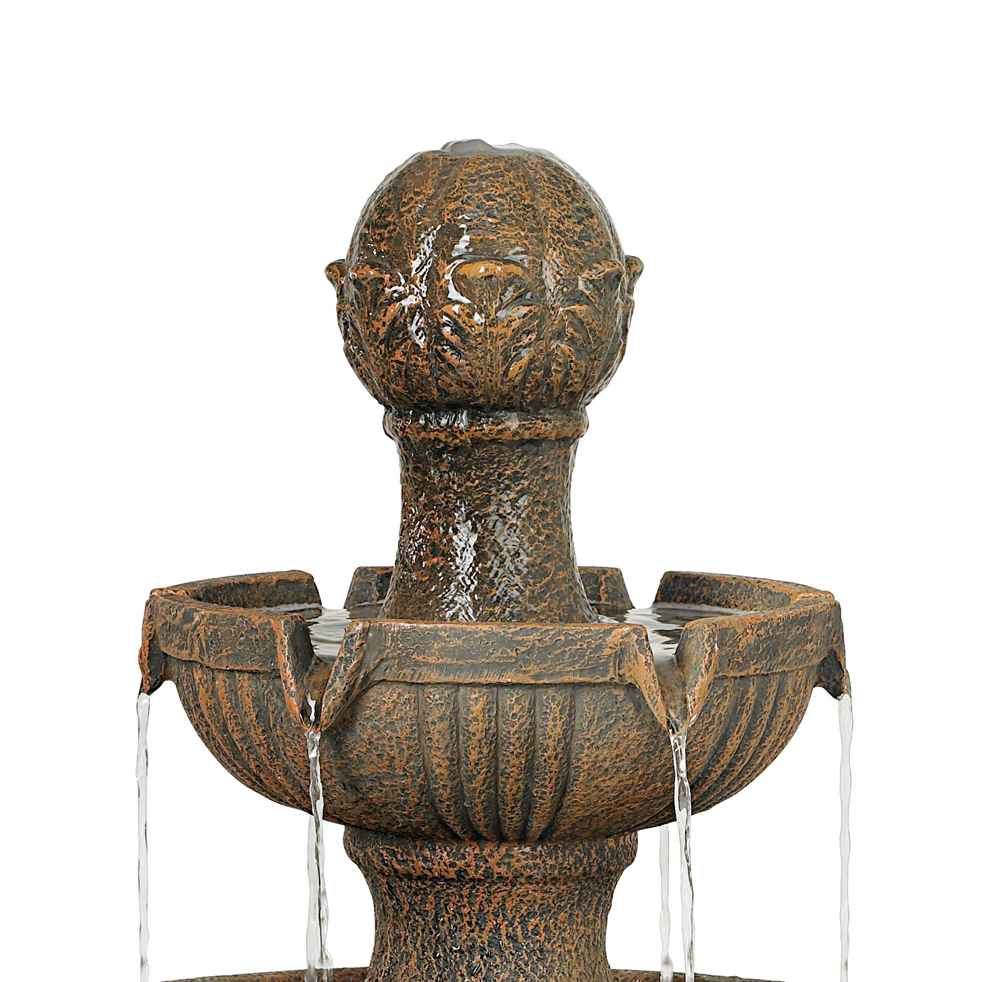 Image 5 Franklin Iron Works Ravenna 43" High Italian Garden Tiered Fountain more views