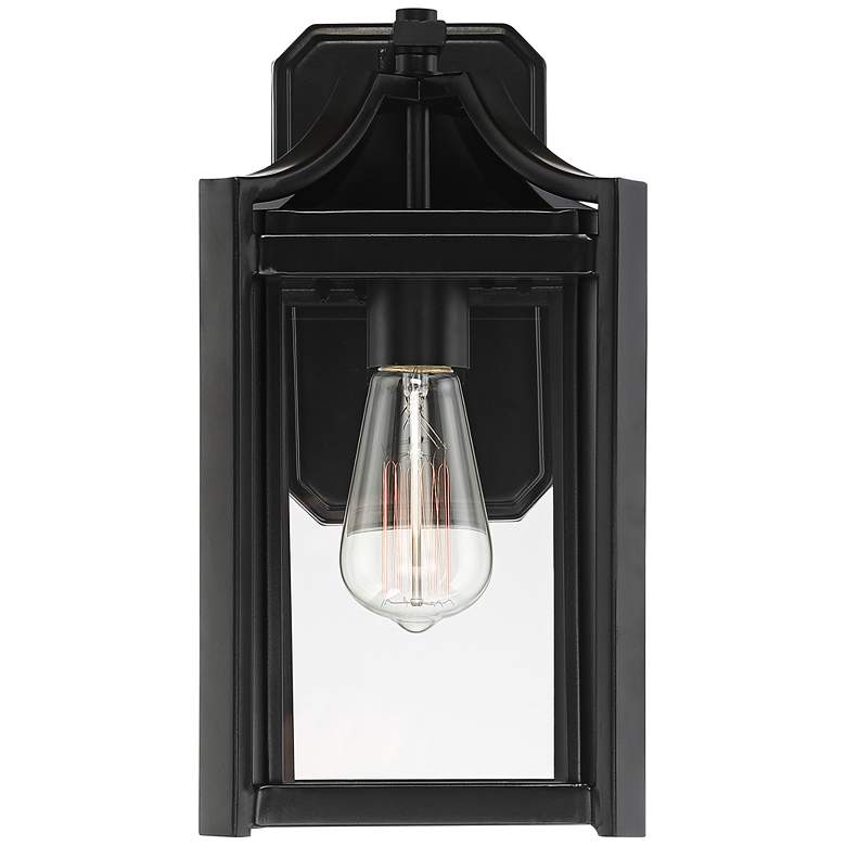Image 4 Franklin Iron Works Rockford 12 1/2" High Black Outdoor Wall Light more views