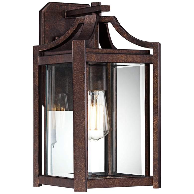Image 2 Franklin Iron Works Rockford 16 1/4" High Bronze Outdoor Wall Light