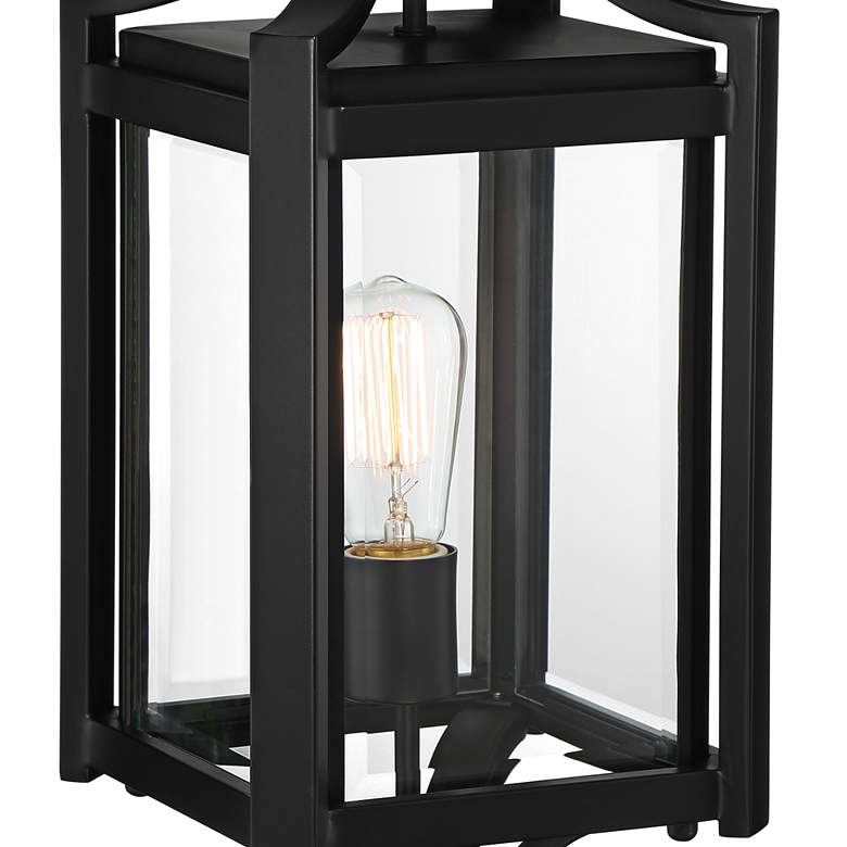 Image 4 Franklin Iron Works Rockford 17 3/4" High Black Pier Mount Light more views