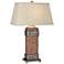 Franklin Iron Works Rockledge 32 1/4" Faux Wood Rustic Table Lamp