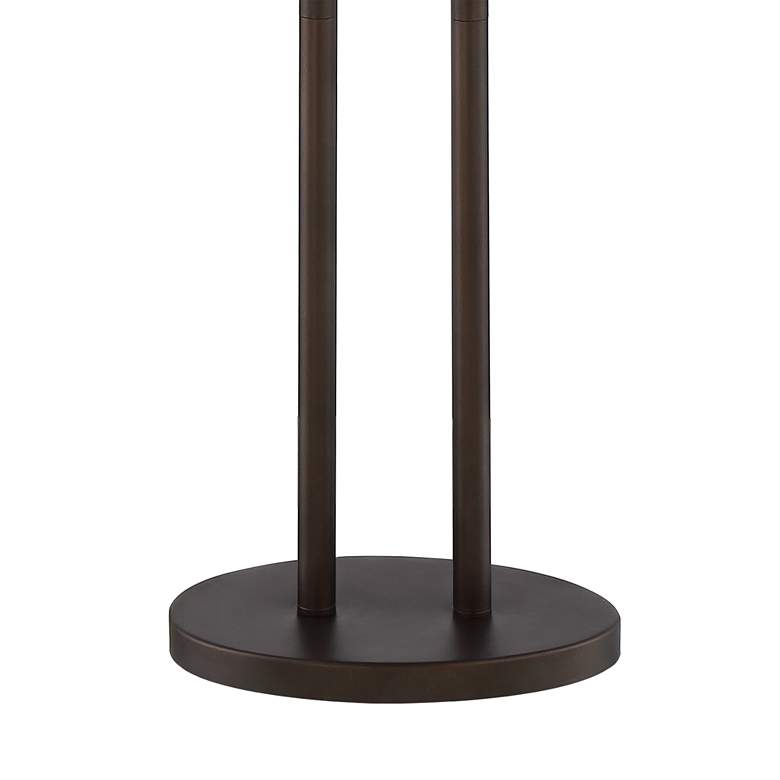 Image 5 Franklin Iron Works Roscoe 62" Bronze Pole Modern Floor Lamps Set of 2 more views