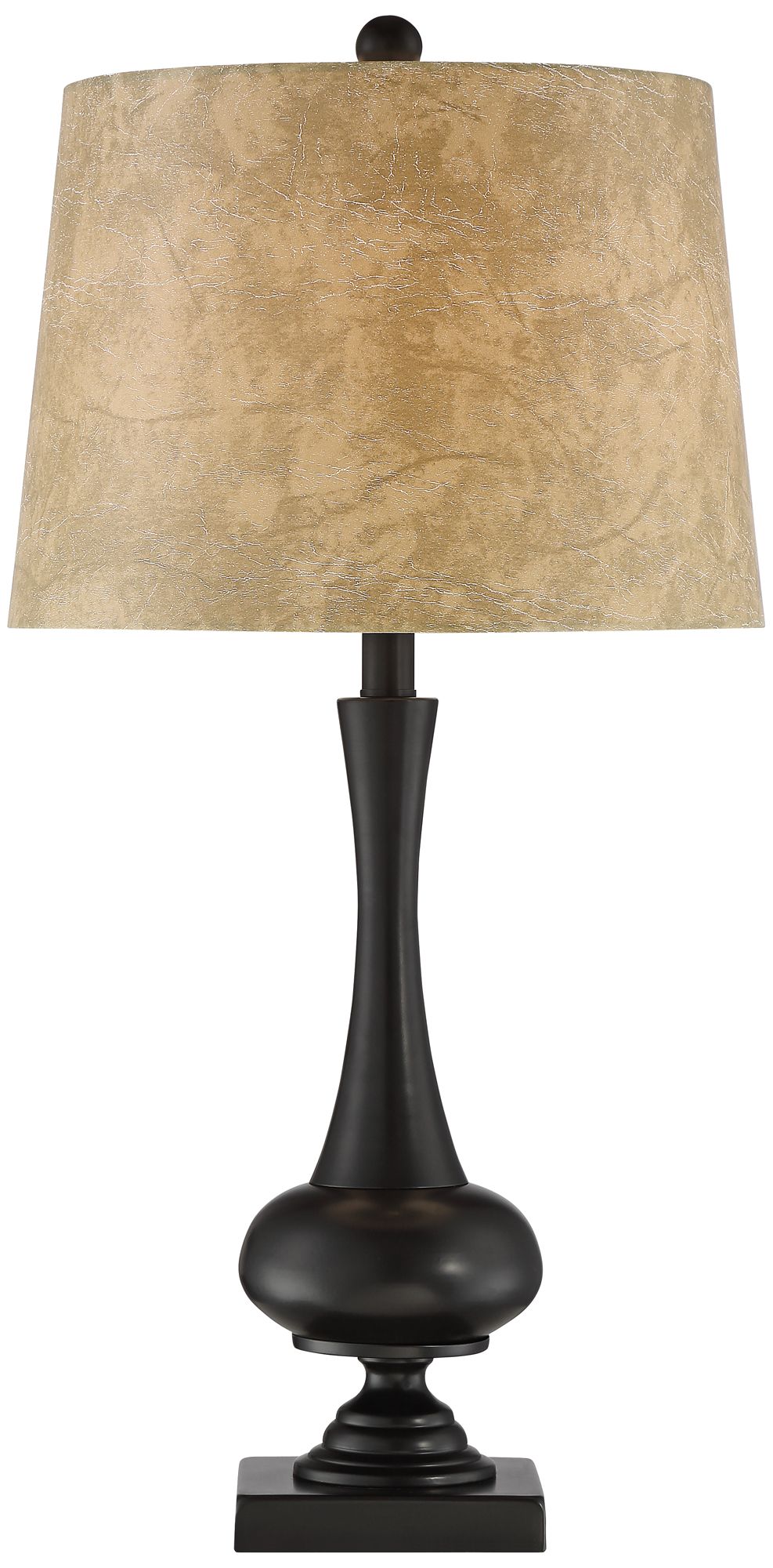 Franklin Iron Works Ross 27" Dark Bronze USB Table Lamps Set of 2