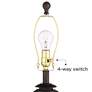 5_Franklin Iron Works Rustic Miner 25 1/4" Night Light Lamps Set of 2 more views