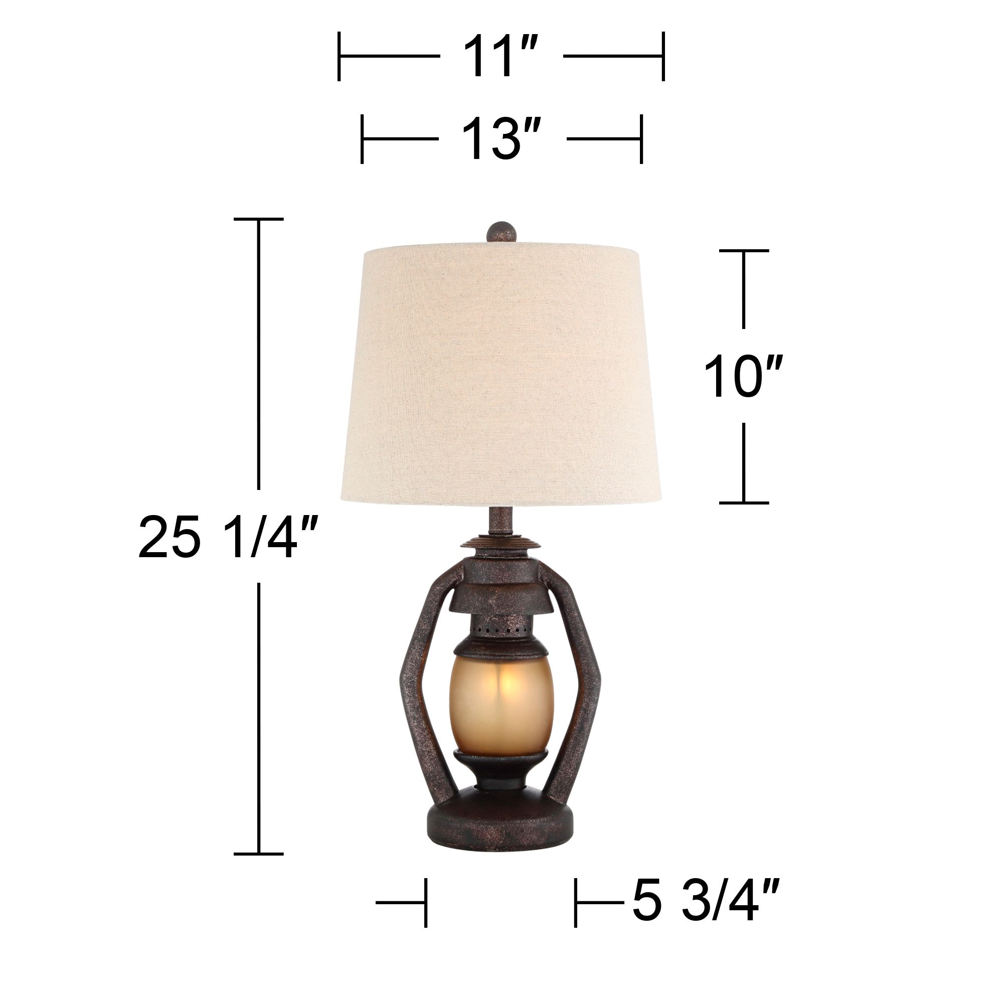 Watch A Video About the Horace Brown Rustic Western Miner Night Light Table Lamps Set of 2