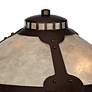 Franklin Iron Works Samuel 20" Mica and Bronze Pull Chain USB Lamp in scene
