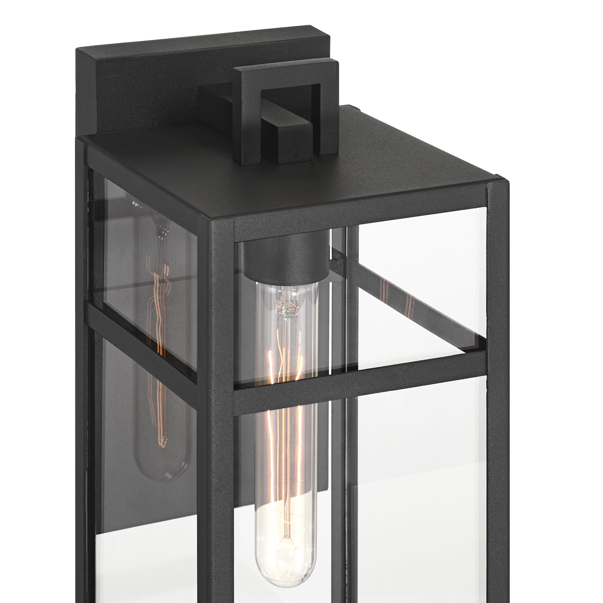 Image 3 Franklin Iron Works San Lucas 14 1/2" Marine Grade Black Outdoor Light more views