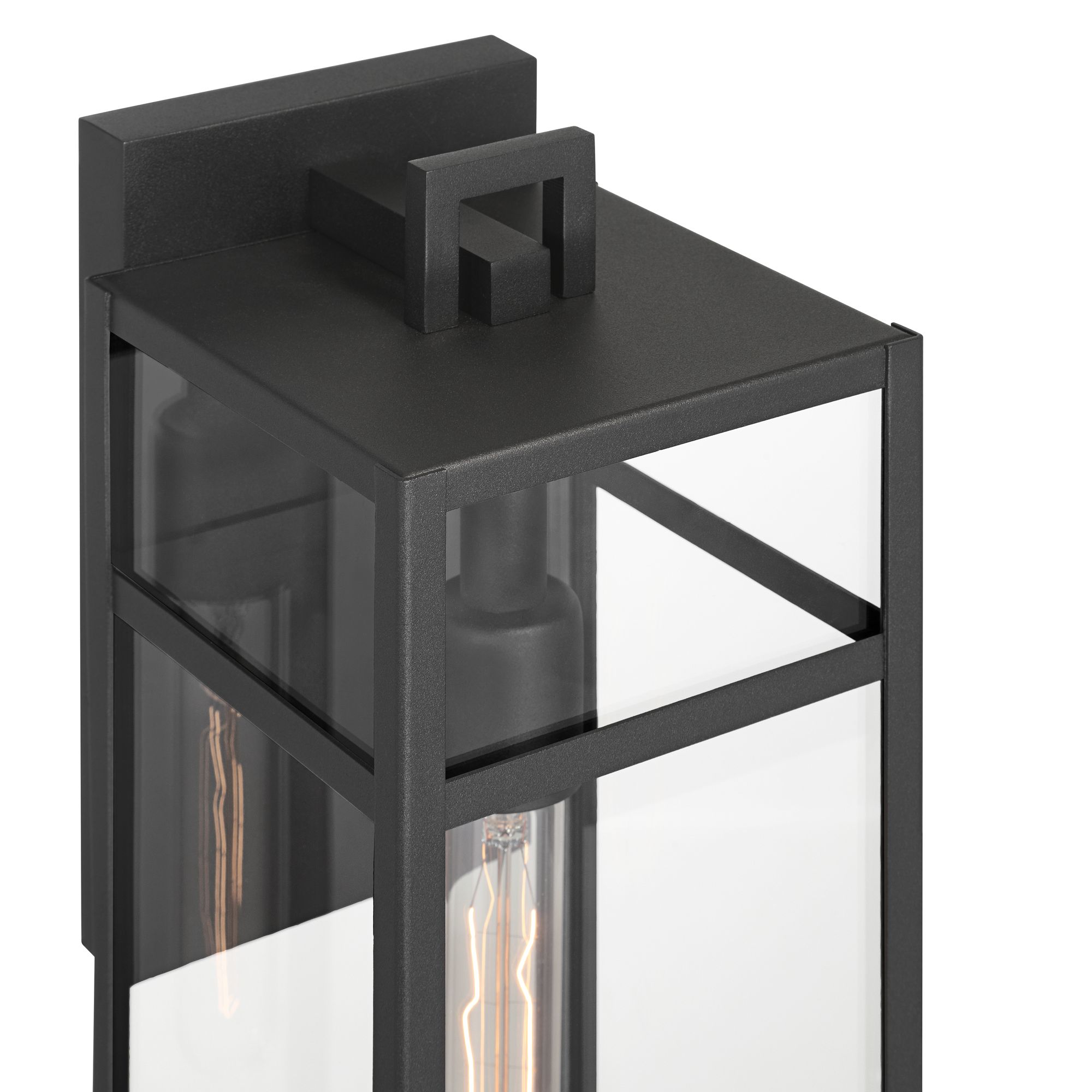 Image 4 Franklin Iron Works San Lucas 18 3/4"H Sand Black Outdoor Wall Light more views