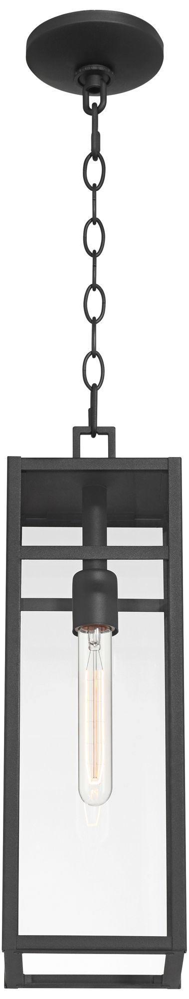 Image 7 Franklin Iron Works San Lucas 19 1/2" Sand Black Outdoor Hanging Light more views