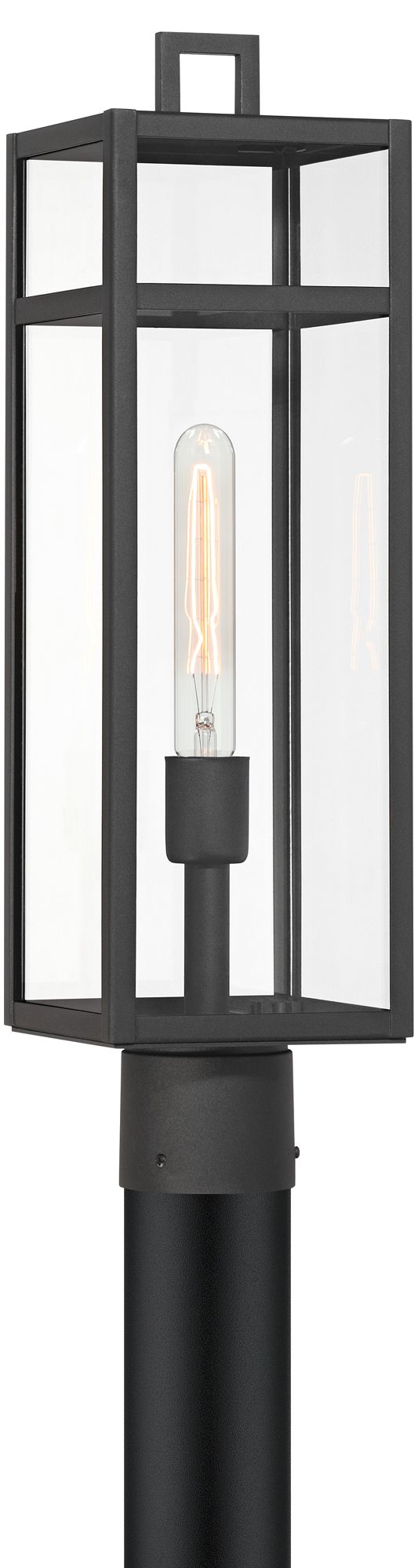 Image 3 Franklin Iron Works San Lucas 21 3/4"H Sand Black Outdoor Post Light