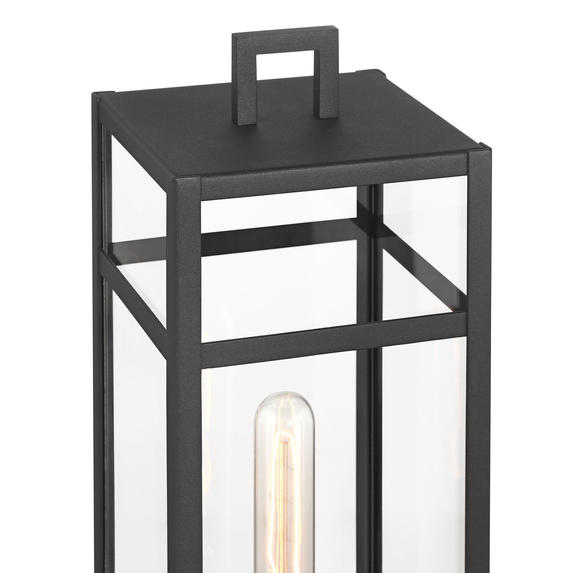 Image 4 Franklin Iron Works San Lucas 21 3/4"H Sand Black Outdoor Post Light more views