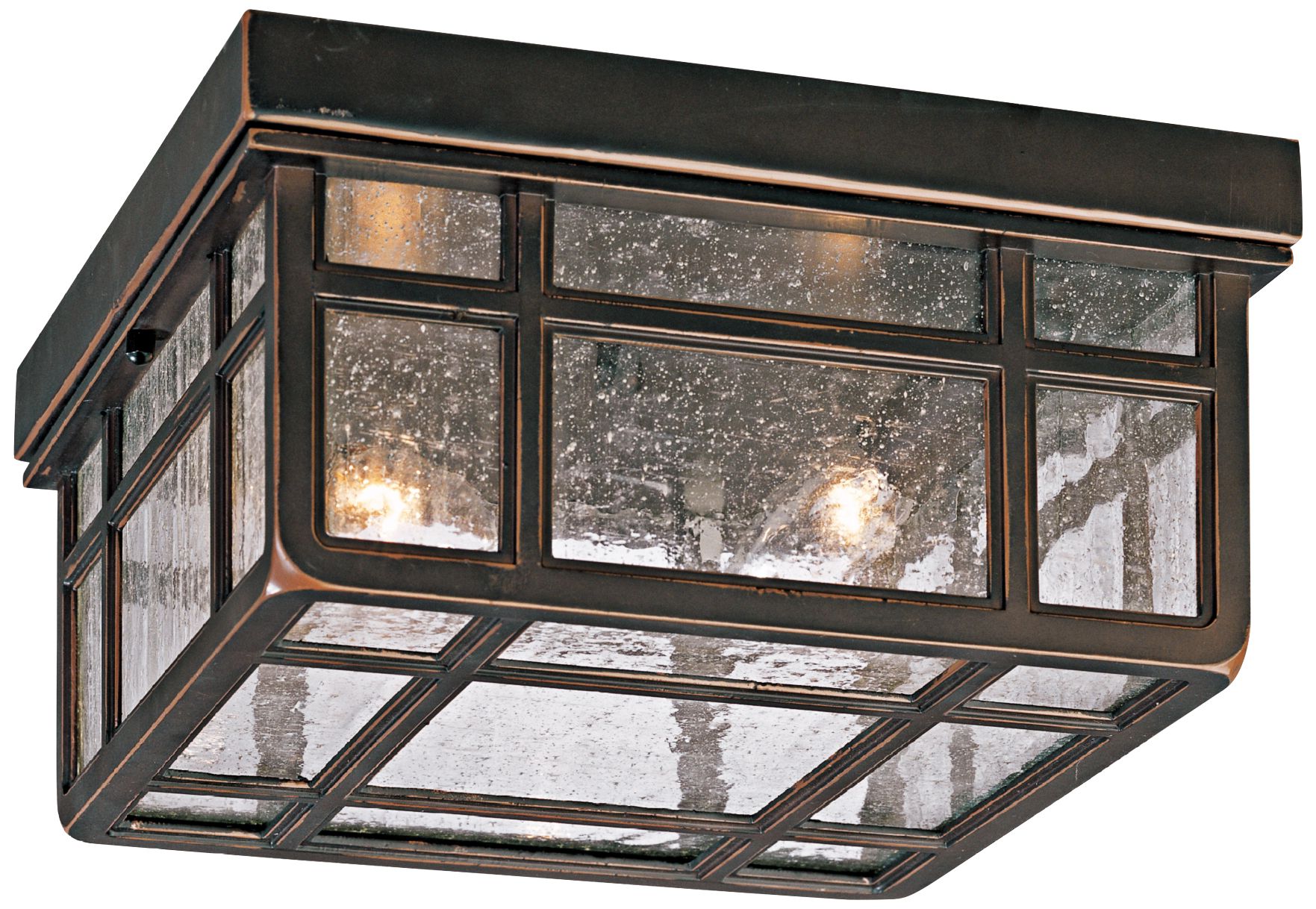 Franklin Iron Works Sierra Craftsman 10 1/2" Wide Ceiling Light