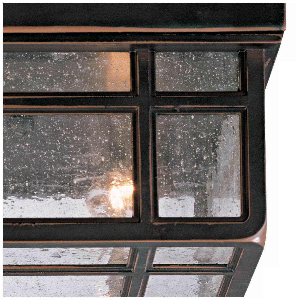Image 3 Franklin Iron Works Sierra Craftsman 10 1/2" Wide Ceiling Light more views