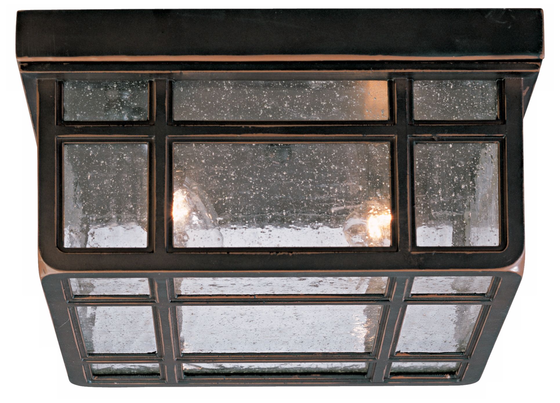 Image 4 Franklin Iron Works Sierra Craftsman 10 1/2" Wide Ceiling Light more views