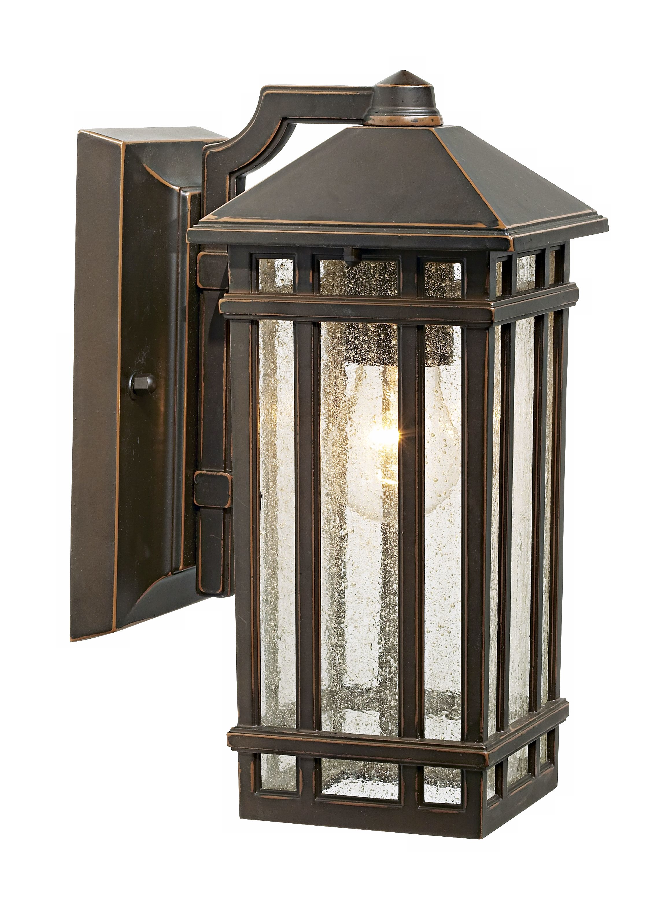 Image 4 Franklin Iron Works Sierra Craftsman 10 1/2"H Bronze Outdoor Wall Lt more views