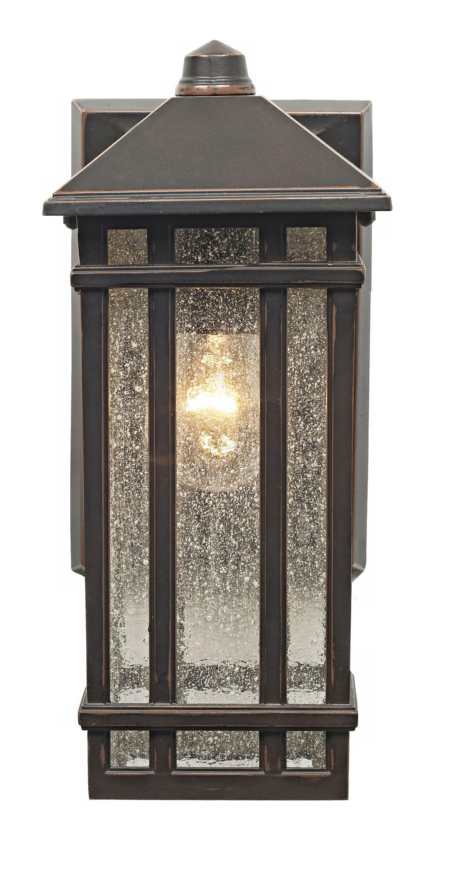 Image 5 Franklin Iron Works Sierra Craftsman 10 1/2"H Bronze Outdoor Wall Lt more views