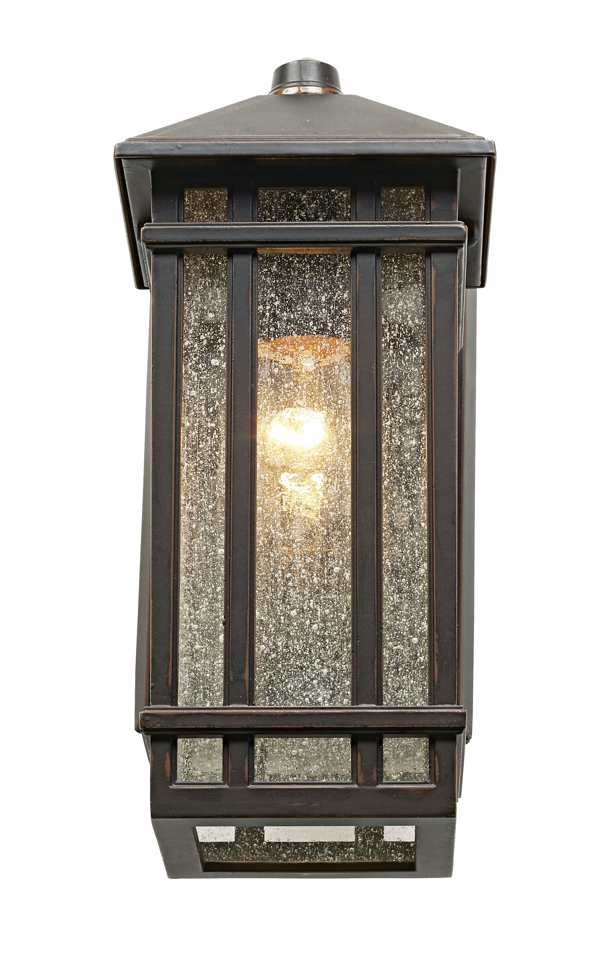 Image 6 Franklin Iron Works Sierra Craftsman 10 1/2"H Bronze Outdoor Wall Lt more views