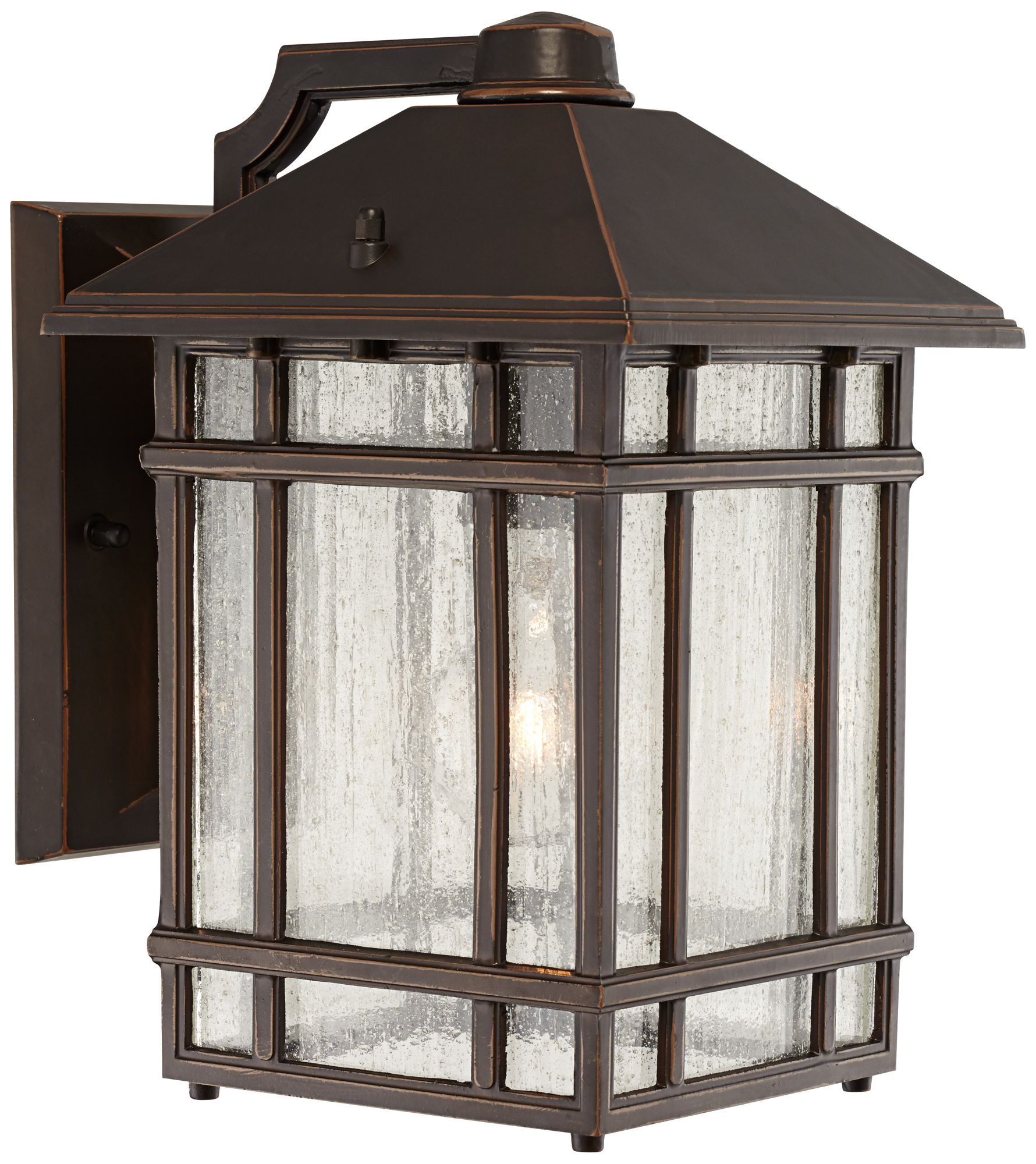 Image 3 Franklin Iron Works Sierra Craftsman 11"H Bronze Outdoor Wall Light