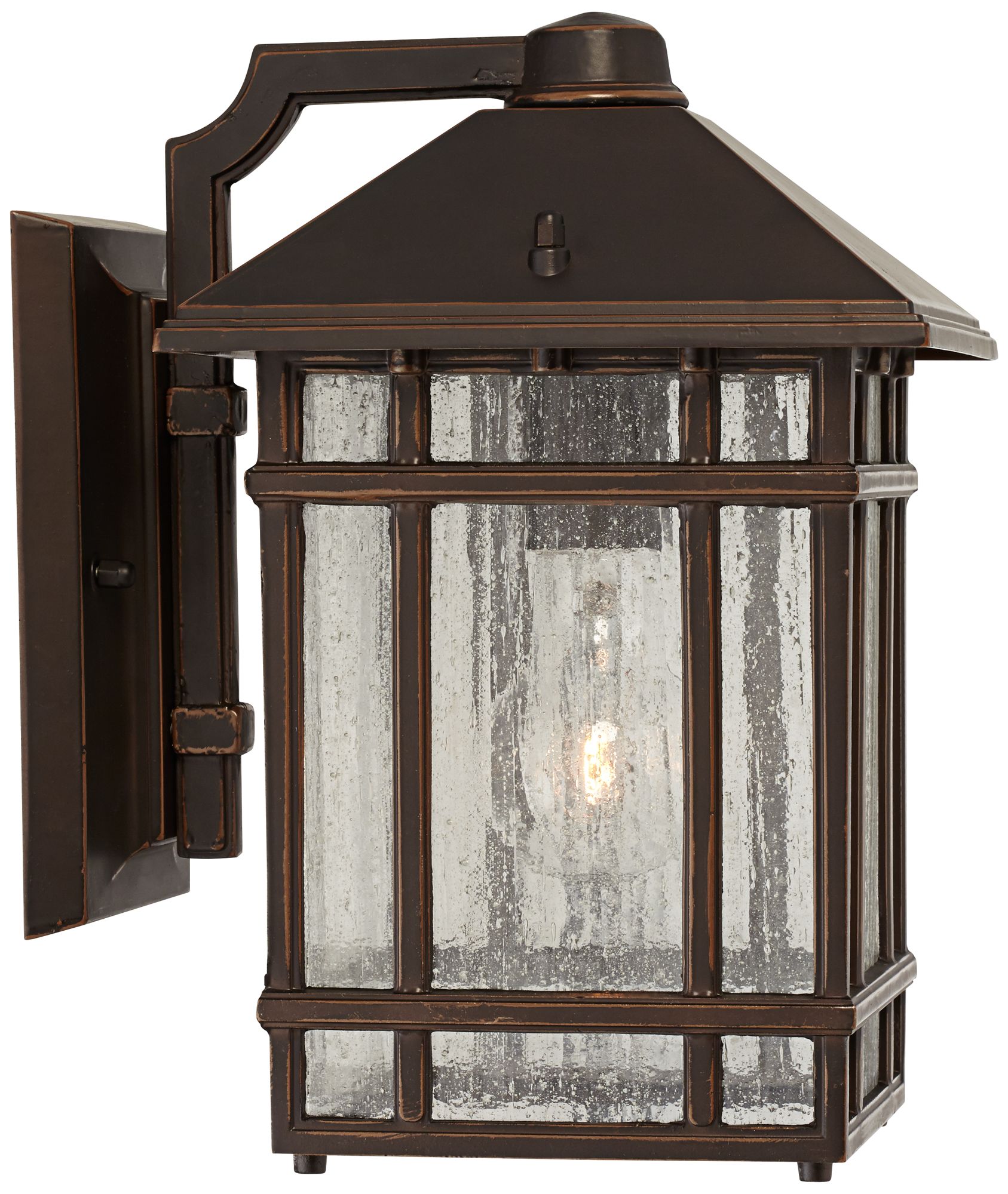 Image 6 Franklin Iron Works Sierra Craftsman 11"H Bronze Outdoor Wall Light more views