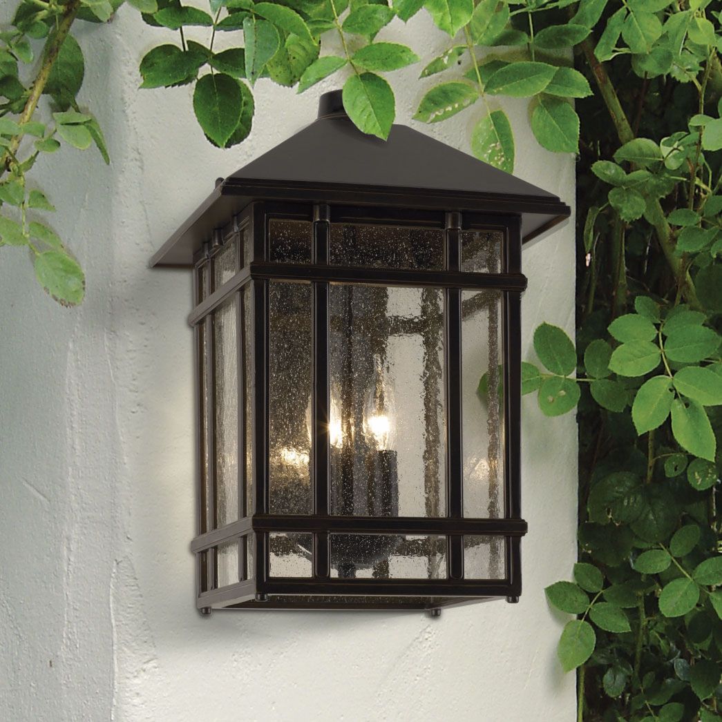 Image 6 Franklin Iron Works Sierra Craftsman 15"H Bronze Outdoor Wall Light more views