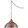 Franklin Iron Works Southton 13 1/4" Wide Copper Dome Pendant Light