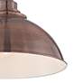 Thumbnail4 of Franklin Iron Works Southton 13 1/4" Wide Copper Dome Pendant Light more views