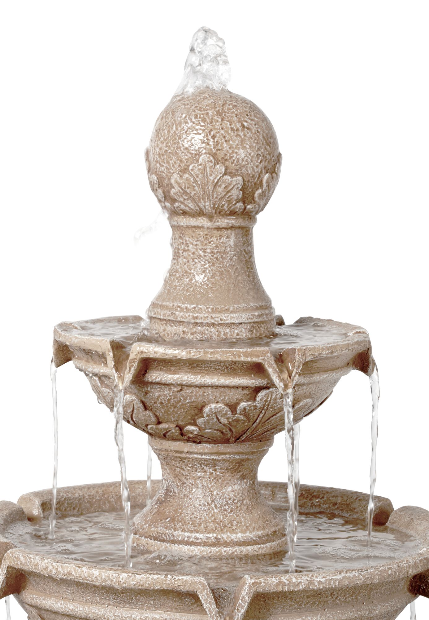 Image 5 Franklin Iron Works Stafford 48" Three Tier Trad. Garden Fountain more views