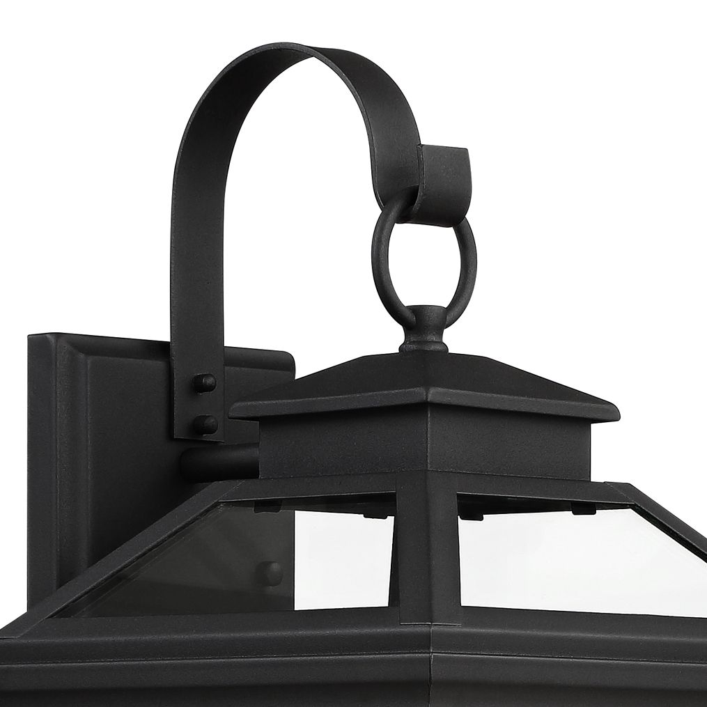 Image 5 Franklin Iron Works Stratton Street 16 1/2"H Black Outdoor Wall Light more views