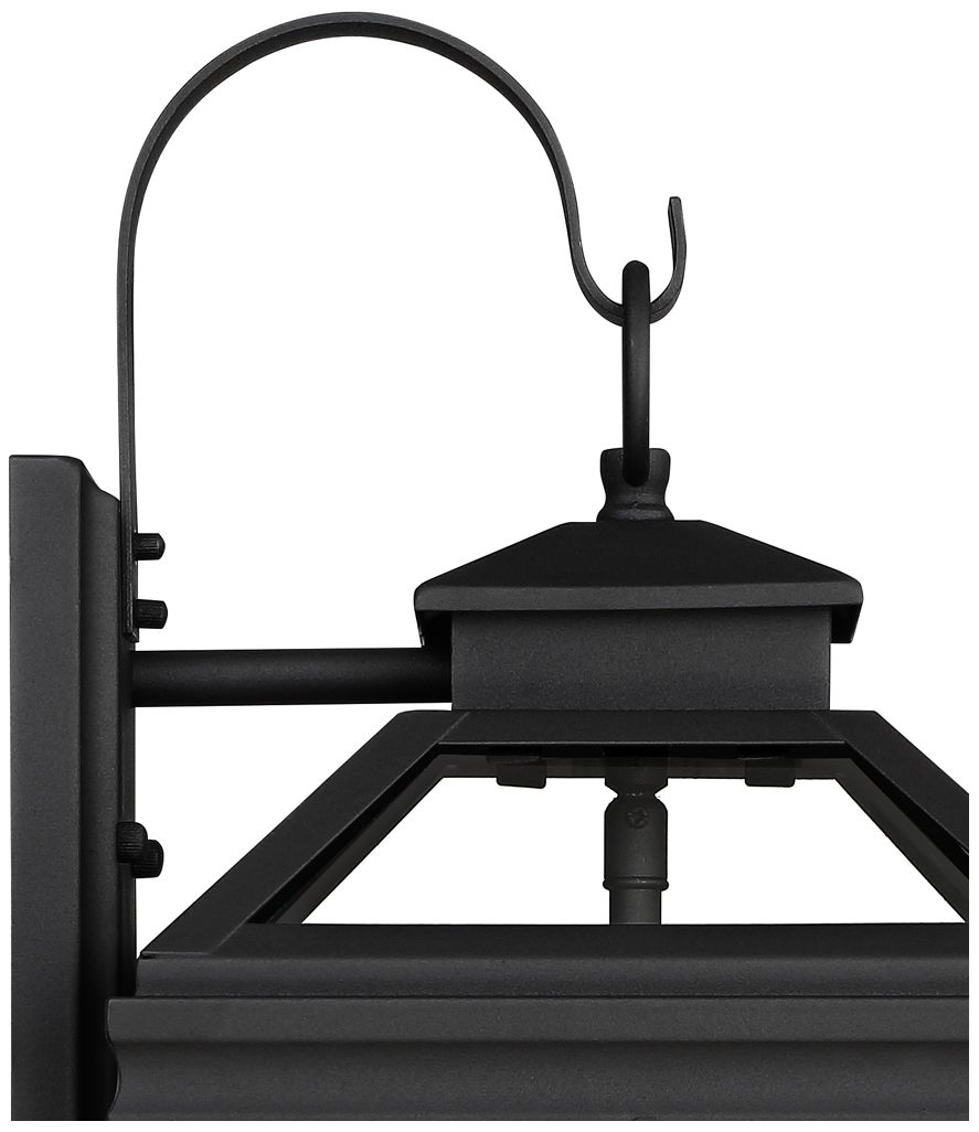 Image 6 Franklin Iron Works Stratton Street 16 1/2"H Black Outdoor Wall Light more views