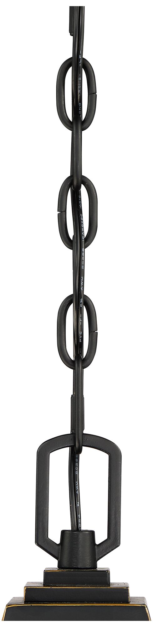 Image 4 Franklin Iron Works Sunderland 24 3/4"H Black Outdoor Hanging Light more views