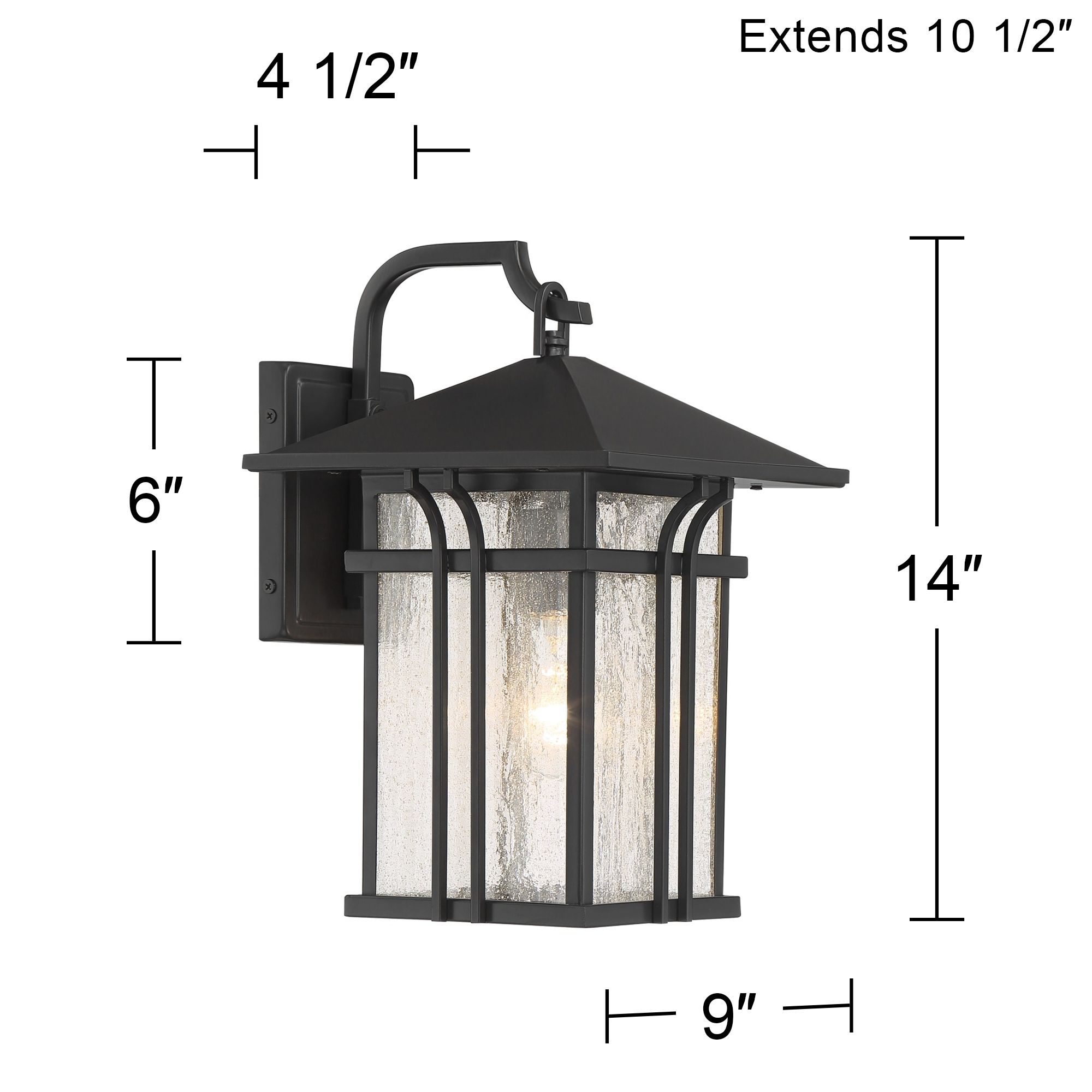 Image 7 Franklin Iron Works Syon 14" High Bronze and Glass Outdoor Wall Light more views
