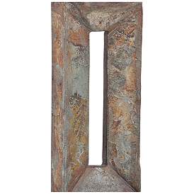 Image4 of Franklin Iron Works Tahoe 26" Rectangular Slate Table Lamps Set of 2 more views
