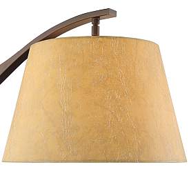 Image3 of Franklin Iron Works Tahoe 60" Bronze Arc Floor Lamp with USB Dimmer more views