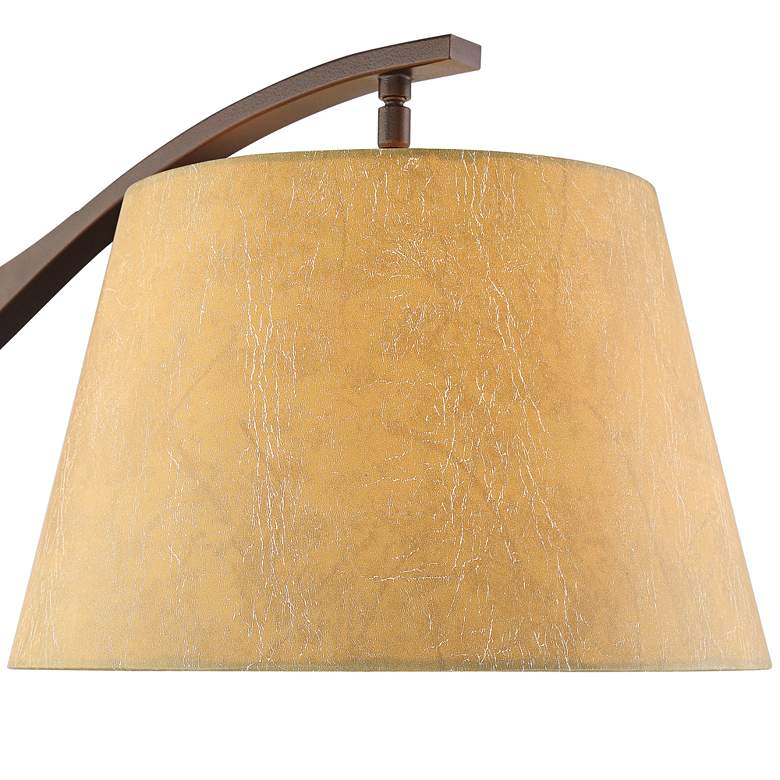 Image 3 Franklin Iron Works Tahoe 60 inch Bronze Arc Floor Lamp with USB Dimmer more views