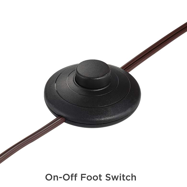 Image 5 Franklin Iron Works Tahoe 60" Bronze Arc Floor Lamp with USB Dimmer more views